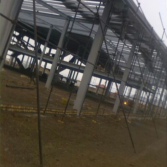 اجرای سوله کارخانه قارچ دستجرد قم