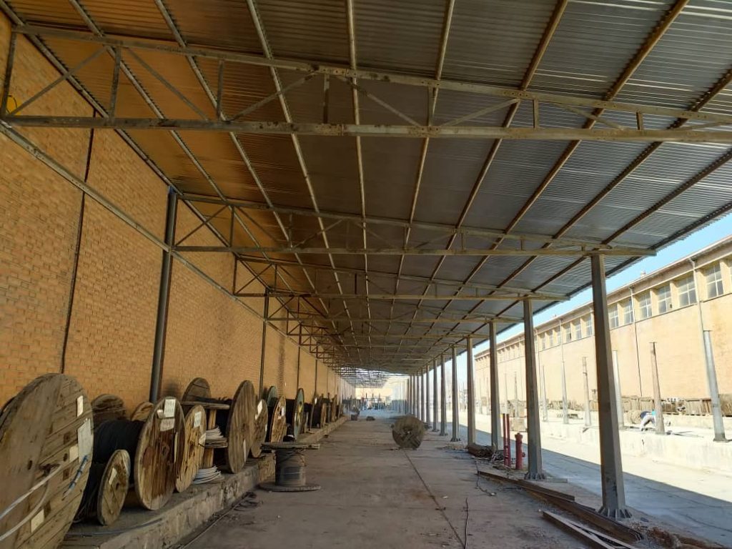 اجرای بچه سوله انبار مرکزی اداره برق