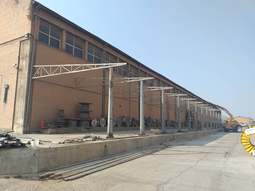 اجرای بچه سوله انبار مرکزی اداره برق