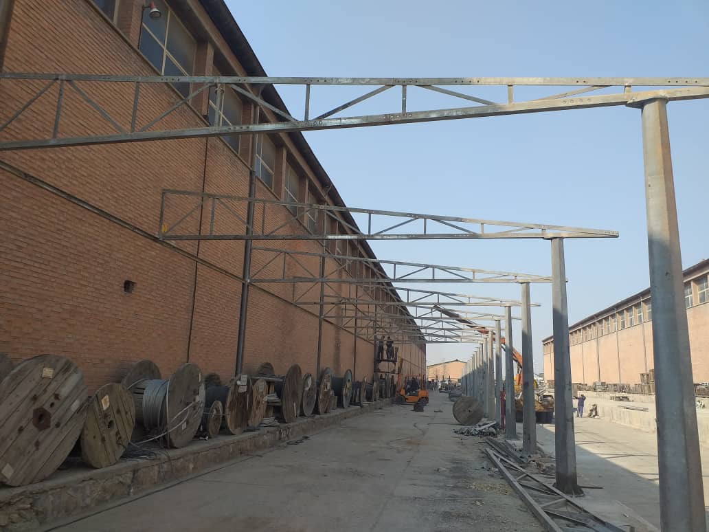 اجرای بچه سوله انبار مرکزی اداره برق