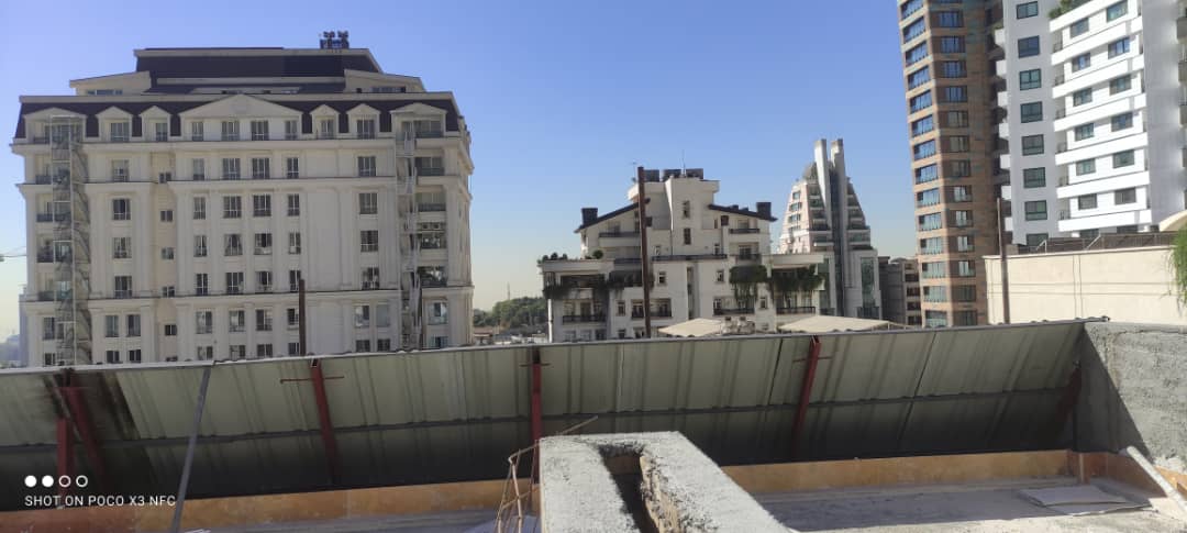 نصب پیشانی با ورق ذوزنقه
